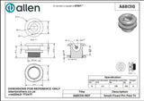 Allen公式図面・取扱説明書 (A881310)