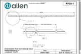 Allen公式図面・取扱説明書 (A9014)