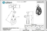 Allen公式図面・取扱説明書 (A9031-873)