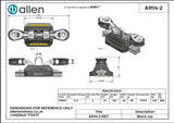 Allen公式図面・取扱説明書 (A9114-2)