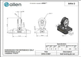 Allen公式図面・取扱説明書 (A9114-3)