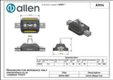 Allen公式図面・取扱説明書 (A9114)