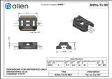 Allen公式図面・取扱説明書 (A9114-Tii-90)