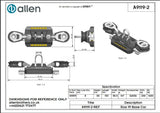 Allen公式図面・取扱説明書 (A9119-2)