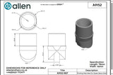 Allen公式図面・取扱説明書 (A9152)