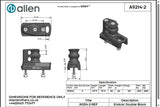 Allen公式図面・取扱説明書 (A9214-2)