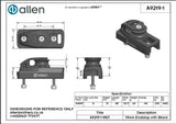 Allen公式図面・取扱説明書 (A9219-1)