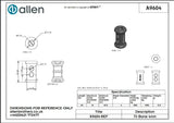 Allen公式図面・取扱説明書 (A9604-)