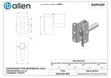 Allen公式図面・取扱説明書 (ASP4109)