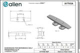 Allen公式図面・取扱説明書 (AY7115A)
