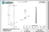 Allen公式図面・取扱説明書 (AY7165A)