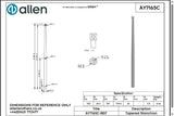 Allen公式図面・取扱説明書 (AY7165C)