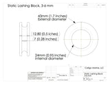 スタンダードスタティックラッシングブロック (Standard Static Lashing Blocks)：メーカー商品・図面 3