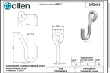 Allen公式図面・取扱説明書 (D92058)