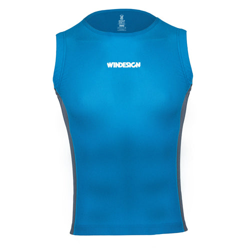 Windesign ラッシュタンクトップ アダルト ブルー (RASH TANKTOP アダルト ブルー) — Optiparts official product image