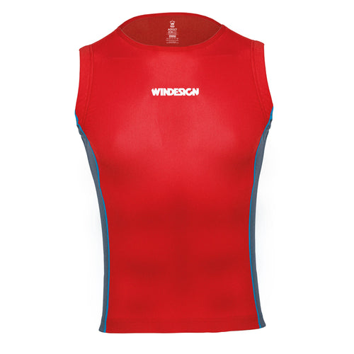 Windesign ラッシュタンクトップ アダルト レッド (RASH TANKTOP アダルト レッド) — Optiparts official product image