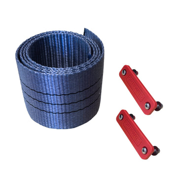 交換用ベルト 163 cm 取付金具付き (REPLACEMENT BELT 163 CM WITH MOUNTING MATERIAL) — Optiparts official product image
