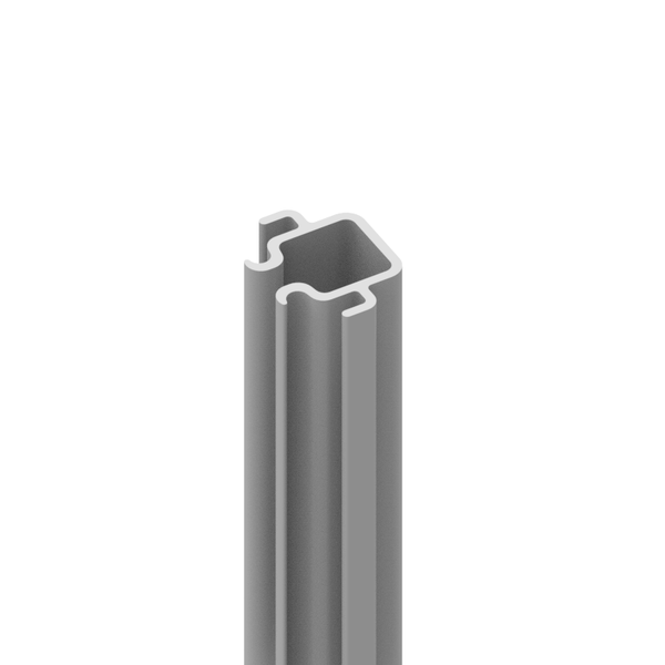 ボルトロープ用PVCラフ溝プロファイル 6,000 mm 断面形状参考図