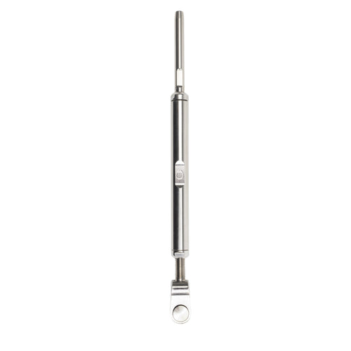 StBターンバックル 1/4インチ スウェージ端末／フォーク・ワイヤー径4 mm用・ピン径6.5 mm