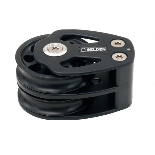 Seldén 410-001-16R PBB100 100mm ダブルチークブロック フラットベース 製品写真
