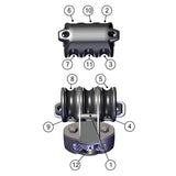 Karver KBO6J TRIPLE + CAM CLEAT