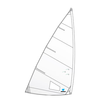 Laser 4.7／ILCA 4用 トレーニングセイル (COMPATIBLE TRAINING SAIL) — Optiparts official product image