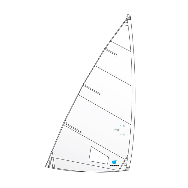 Laser 4.7／ILCA 4用 トレーニングセイル (COMPATIBLE TRAINING SAIL) — Optiparts official product image