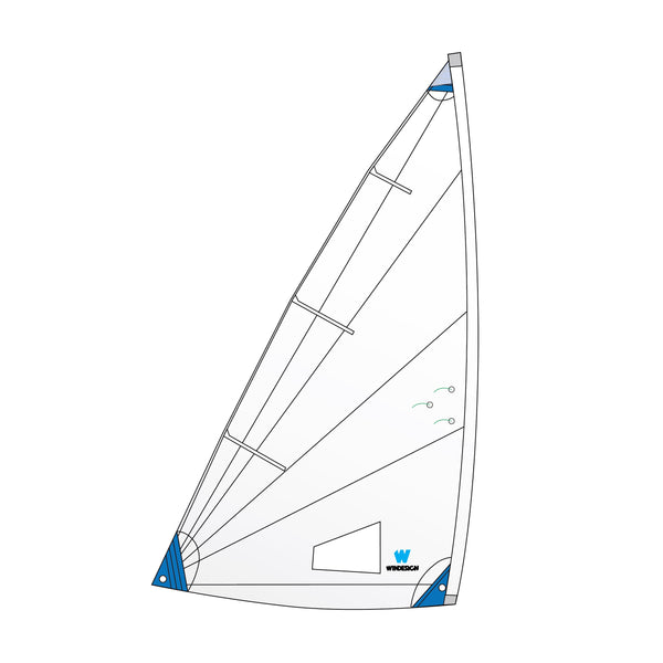 Laser Radial／ILCA 6用 トレーニングセイル (COMPATIBLE TRAINING SAIL) — Optiparts official product image