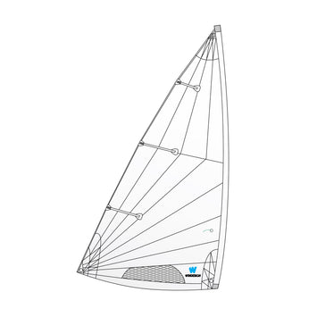 Laser Standard／ILCA 7 MK2用 トレーニングセイル (COMPATIBLE TRAINING SAIL MK2) — Optiparts official product image