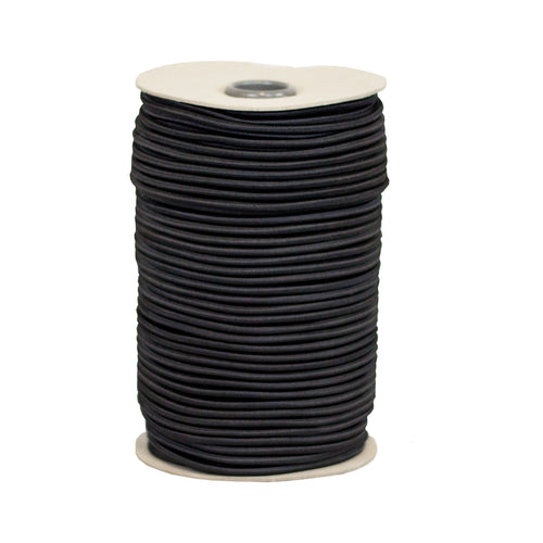 ブラック ショックコード 4 mm・1 m単位 (SHOCKCORD BLACK, 4 MM)