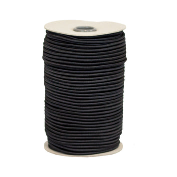 ブラック ショックコード 5 mm・1 m単位 (SHOCKCORD BLACK, 5 MM)