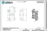 Allen公式図面・取扱説明書 (SA2021SC)