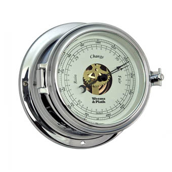 Weems & Plath Endurance II 115 オープンダイヤル気圧計 クローム 560733