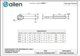 Allen公式図面・取扱説明書 (A6176)