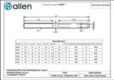 Allen公式図面・取扱説明書 (A6154)