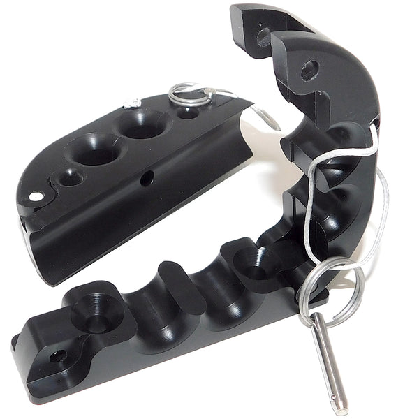 クイックリリースラインガイド 2穴 (Quick Release line guide 2 line Delrin for stanchions)（完売次第終了）