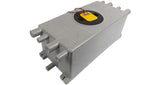 Grey water tank lid with switch