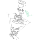 FURLEX 50S シャックル (SHACKLE  ø6x13x24  ST)