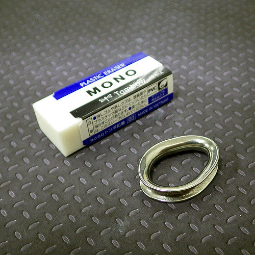 ステンレス リングシンブル 楕円形 (Solid Stainless Steel Thimbles 3mm)